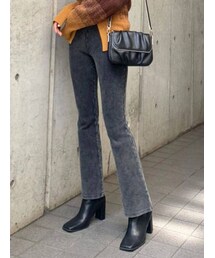 EMODA | ダメージフレアリブパンツ(その他パンツ)