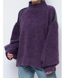 jouetie | 2フェイスステッチニット(ニット/セーター)