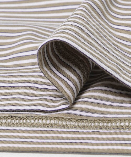 URBAN RESEARCH DOORS(アーバンリサーチドアーズ)の「STILL BY HAND STRIPED T-SHIRTS(Tシャツ/カットソー・メンズ・BEG×WHT/GRY×BLK/BLK×WHT・46/48/50)」の20枚目の写真