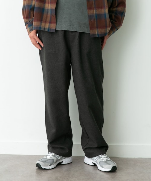 URBAN RESEARCH Sonny Label（アーバンリサーチサニーレーベル）の「裏起毛ユーティリティイージーパンツ（その他パンツ・メンズ・ブラック/チャコール/ブラウン/チャコール2・M/L）」の2枚目の写真