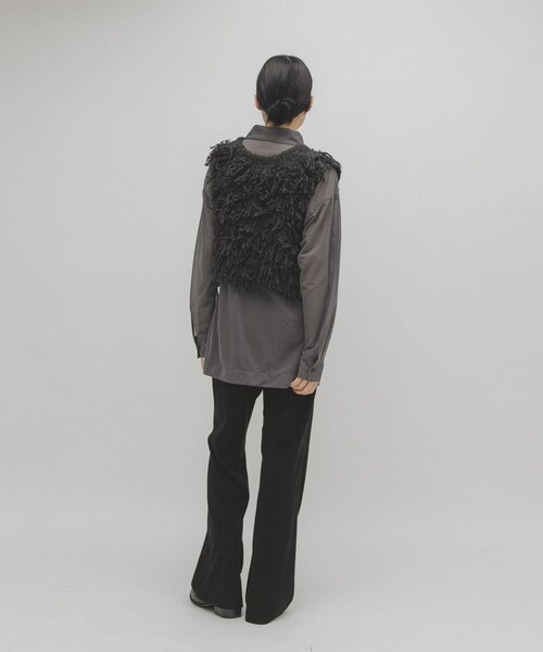 KBF(ケイビーエフ)の「ループニットベスト(ベスト・レディース・BEIGE/BROWN/CHARCOAL/GRAY・one)」の20枚目の写真