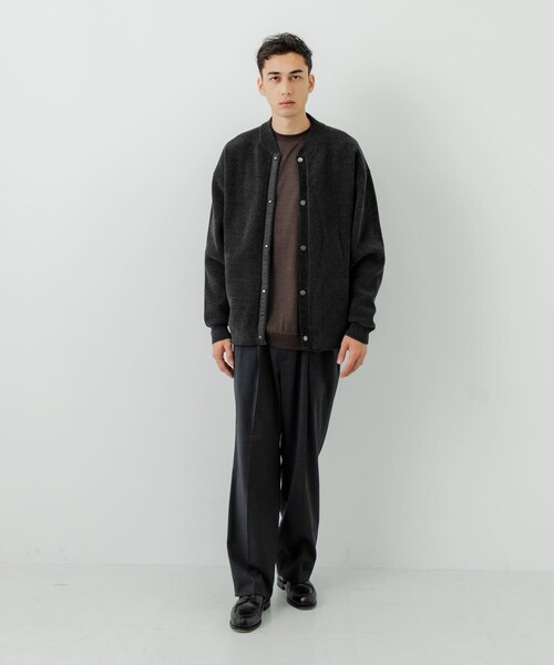 URBAN RESEARCH（アーバンリサーチ）の「モールニットカーディガン（カーディガン/ボレロ・メンズ・NAVY/CHARCOAL/KHAKI/BLACK・M/L）」の20枚目の写真