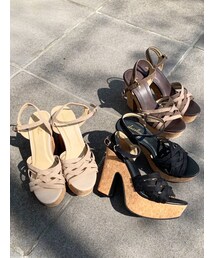 dazzlin | コルクヒールサンダル(サンダル)