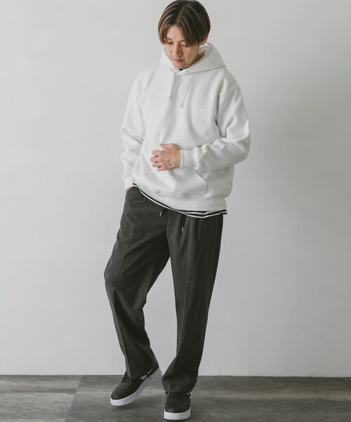 URBAN RESEARCH DOORS(アーバンリサーチドアーズ)の「『速乾』クイックドライ プルオーバーフーディ(パーカー・メンズ・BLUE GRAY/OFF/BEIGE/NAVY/ROYAL/RED・M/L/XL)」の14枚目の写真