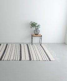 『別注』JARAPA×DOORS LIVING PRODUCTS ボーダーラグ 170×240