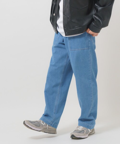 ITEMS URBANRESEARCH（アイテムズ アーバンリサーチ）の「デニム ベイカーパンツ（デニムパンツ・メンズ・BLK/NVY/BLU・M/L）」の18枚目の写真
