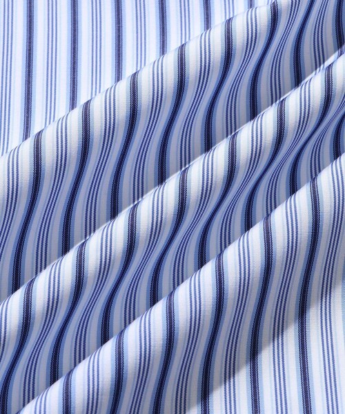 ADAM ET ROPE'(アダムエロペ)の「【BASICKS/ベイシックス】2way Thomas Mason Shirt(シャツ/ブラウス・メンズ・ブルー系/サックス・S)」の17枚目の写真