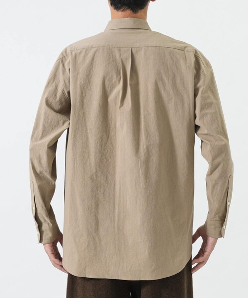 URBAN RESEARCH（アーバンリサーチ）の「new basic　QUIET REGULAR SHIRTS（シャツ/ブラウス・メンズ・ECRU/BROWN/BEIGE・M/L/XL）」の15枚目の写真