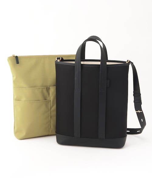 ROPE'（ロペ）の「【E'POR】 LAYER BAG Large/WEB掲載【A4対応】【通勤】（トートバッグ・レディース・ブラック/ベージュ・F）」の21枚目の写真