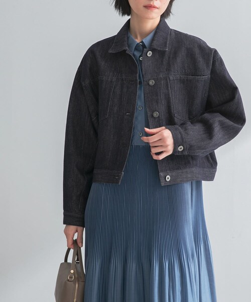 URBAN RESEARCH ROSSO（アーバンリサーチロッソ）の「デニムドルマンジャケット（デニムジャケット・レディース・WHITE/INDIGO・Free）」の15枚目の写真