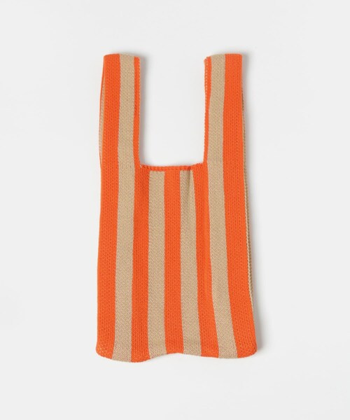 ITEMS URBANRESEARCH（アイテムズ アーバンリサーチ）の「ニットマルシェトートバッグ（トートバッグ・レディース・BLK/ORG/GRN・-）」の11枚目の写真