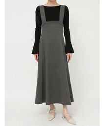 LAGUNAMOON | ハイウエストジャンパースカート(ジャンパースカート)