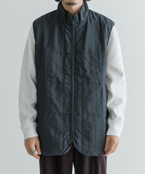 URBAN RESEARCH（アーバンリサーチ）の「Needles　Piping Quilt Vest（テーラードジャケット・メンズ・A-Charcoal・S/M）」の5枚目の写真