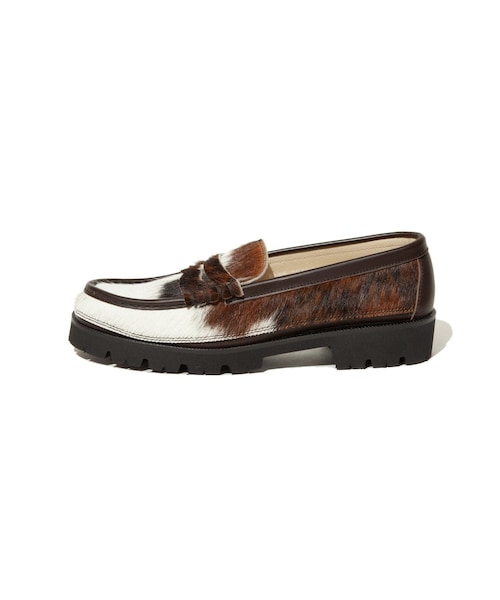 ADAM ET ROPE'(アダムエロペ)の「【KYOU(キョウ)】SKOOL Type.4 EXTRALIGHT Natural Hair Calf Leather Loafers by HARUTA(ローファー・レディース・キャメル・22.5/23/23.5/24)」の6枚目の写真