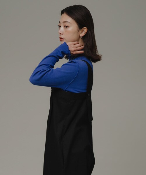 URBAN RESEARCH Sonny Label（アーバンリサーチサニーレーベル）の「ハイウエストタックサロペット（サロペット/オーバーオール・レディース・ブラウン/ブラック・FREE）」の7枚目の写真