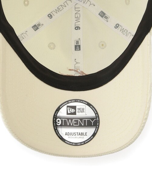 ROPE' PICNIC（ロペピクニック）の「【NEW ERA(R)/ニューエラ別注】920CS MICRO CORDUROYCAP/リンクコーデ（キャップ・レディース・オフホワイト/ブラウン/ネイビー・F）」の18枚目の写真