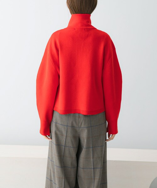 URBAN RESEARCH ROSSO（アーバンリサーチロッソ）の「ハーフジップニット（ニット/セーター・レディース・L/GREIGE/RED・FREE）」の22枚目の写真