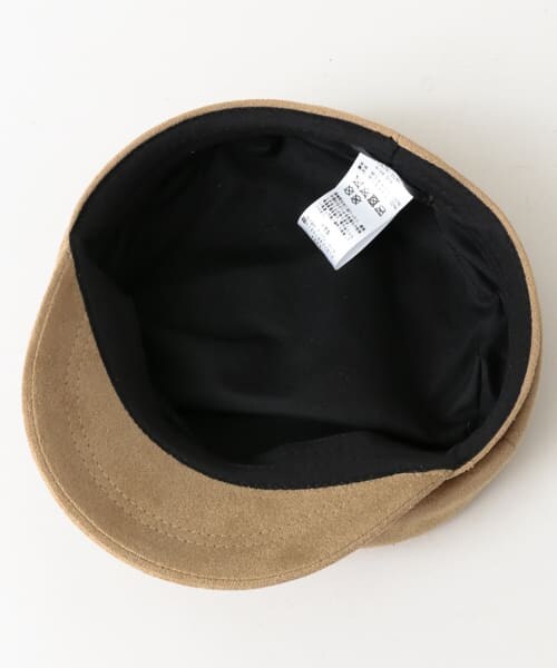 URBAN RESEARCH Sonny Label（アーバンリサーチサニーレーベル）の「スェードマリンキャップ∴（キャスケット・レディース・ブラック/キャメル・one）」の8枚目の写真