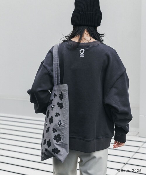 THE GOODLAND MARKET（ザグッドランドマーケット）の「EXPO2025 TOTE-FLOWER（トートバッグ・レディース・オフホワイト/グレー・One）」の18枚目の写真