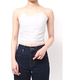 dazzlin | カップ付レースキャミソール(Tシャツ/カットソー)