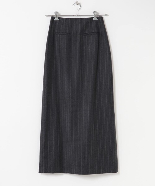 URBAN RESEARCH（アーバンリサーチ）の「AMOMENTO　WOOL MAXI LONG SKIRT（スカート・レディース・STRIPE・0）」の4枚目の写真