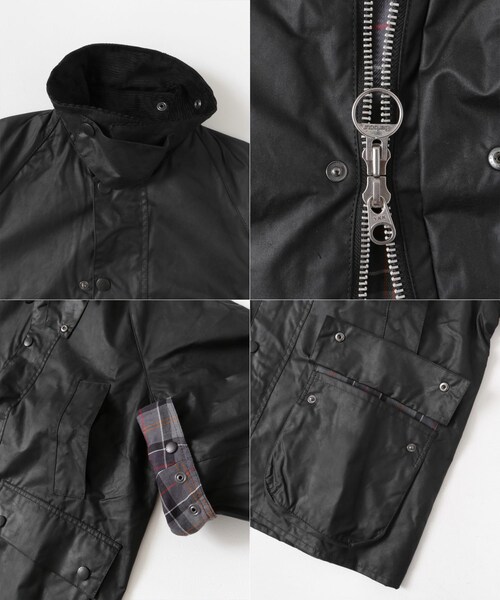 URBAN RESEARCH DOORS（アーバンリサーチドアーズ）の「Barbour　barbour bedale wax jacket（テーラードジャケット・レディース・grey/black・34/36）」の6枚目の写真