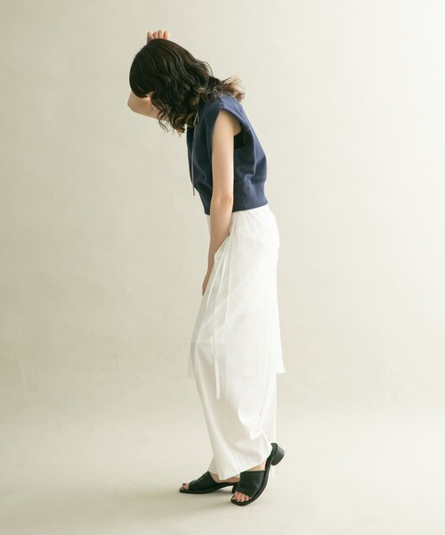 KBF（ケイビーエフ）の「ショルダータックスウェット（スウェット・レディース・NAVY/TOP GRAY/PINK・one）」の20枚目の写真