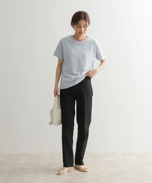 URBAN RESEARCH DOORS(アーバンリサーチドアーズ)の「ハイライズデニムパンツ(デニムパンツ・レディース・INDIGO/BLACK・36/38)」の8枚目の写真