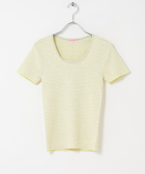 URBAN RESEARCH DOORS（アーバンリサーチドアーズ）の「RYE TENDER　DOMAR T-SHIRTS（Tシャツ/カットソー・レディース・NAVY/YELLOW/MULTI・0）」の2枚目の写真
