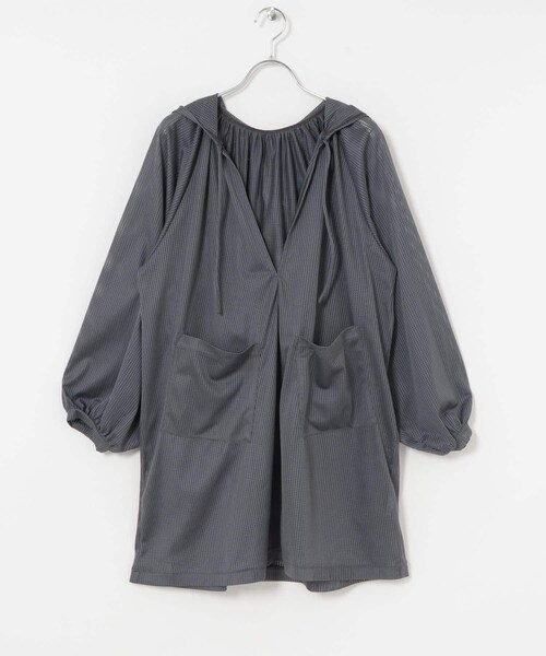 URBAN RESEARCH(アーバンリサーチ)の「Swim URBAN RESEARCH スイム メッシュチュニック(水着・メンズ・GRAY/WHITE・FREE)」の3枚目の写真