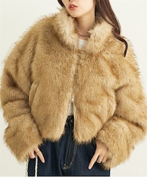 nissen | フェイクファージャケット(その他アウター)