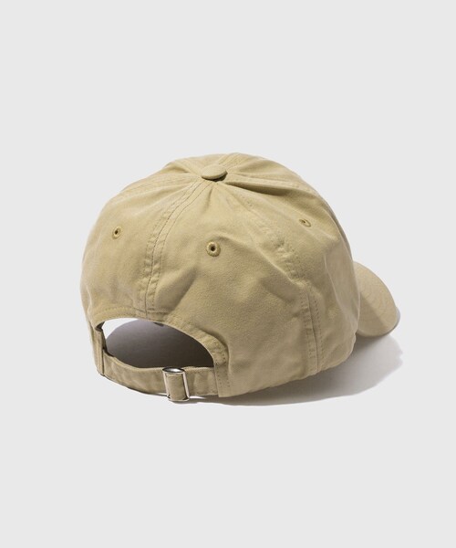 ADAM ET ROPE'(アダムエロペ)の「【STUDIO NICHOLSON/スタジオニコルソン】LOGO CAP SNM(キャップ・メンズ・ベージュ/ネイビー・F)」の5枚目の写真