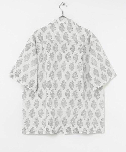 URBAN RESEARCH（アーバンリサーチ）の「COUTURE D’ADAME　Block Print Summerwear（シャツ/ブラウス・メンズ・WHT/BLK・40/42）」の9枚目の写真