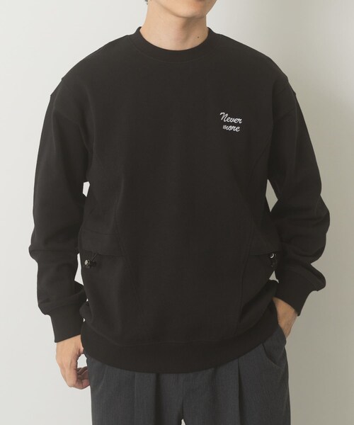 ITEMS URBANRESEARCH（アイテムズ アーバンリサーチ）の「サイドストレージ裏毛スウェットtops（スウェット・メンズ・OFF/GRY/NVY/BLK・M/L）」の17枚目の写真