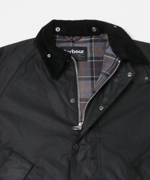 URBAN RESEARCH DOORS（アーバンリサーチドアーズ）の「Barbour　OS TRANSPORT WAX JACKET（テーラードジャケット・メンズ・BLACK/D.BROWN/SAGE・36/38/40）」の6枚目の写真