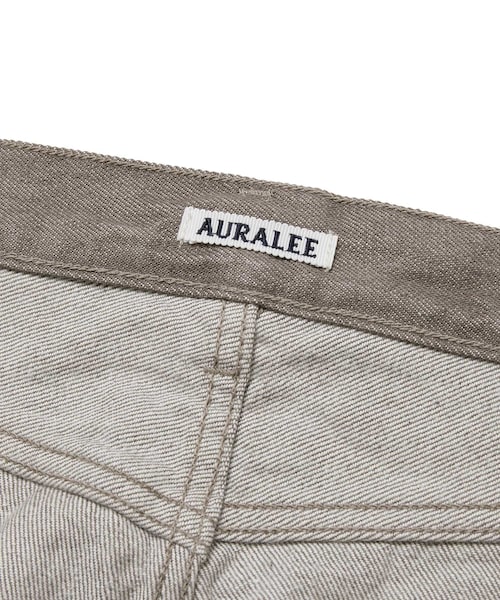ADAM ET ROPE'(アダムエロペ)の「【AURALEE】HARD TWIST BROWN DENIM 5P PANTS(デニムパンツ・メンズ・ブラウン・M/S/XS)」の14枚目の写真