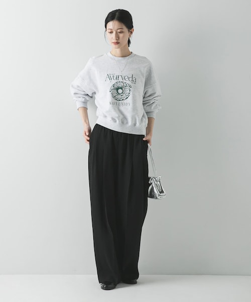 URBAN RESEARCH(アーバンリサーチ)の「ダブルクロスキュプライージーパンツ(その他パンツ・レディース・CHARCOAL/BLACK/YEL BEIGE・36/38)」の7枚目の写真