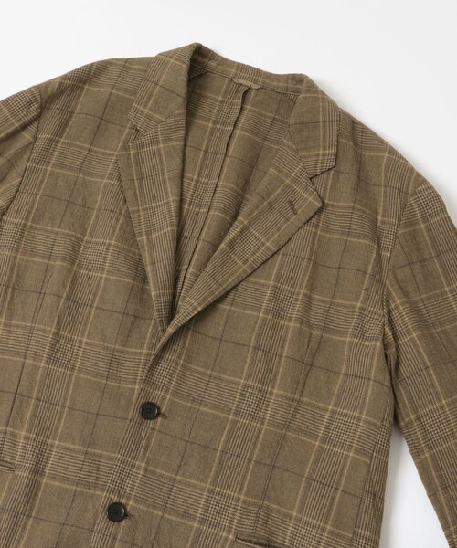 URBAN RESEARCH(アーバンリサーチ)の「A PRESSE Washed Wool Linen Jacket(テーラードジャケット・メンズ・BEIGE・2/3)」の4枚目の写真