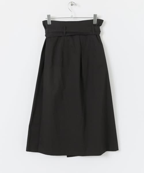 RODE SKO（ロデスコ）の「OREICHALKOS　ラップミディスカート（スカート・レディース・BLACK・36/38）」の3枚目の写真