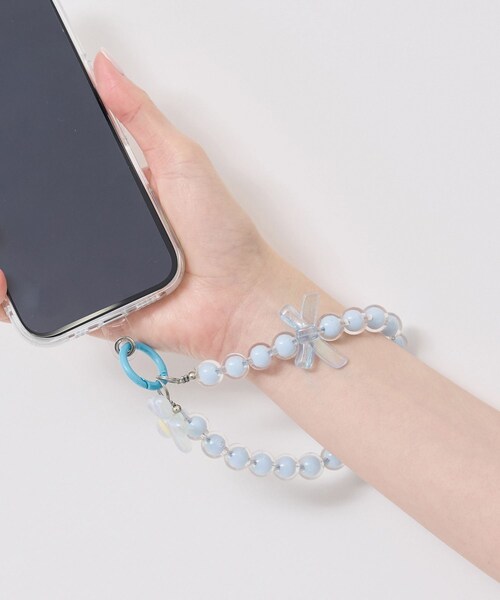 ROPE' PICNIC（ロペピクニック）の「ハンドストラップ（スマホグッズ・レディース・ライトグリーン/ターコイズ/ラベンダー/ピンク・F）」の5枚目の写真