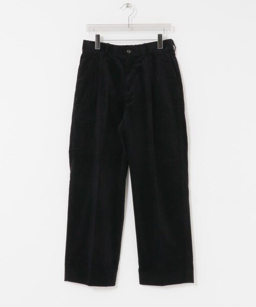 URBAN RESEARCH（アーバンリサーチ）の「MARKAWARE　DOUBLE PLEATED TROUSERS（その他パンツ・メンズ・BLACK・2/3）」の3枚目の写真