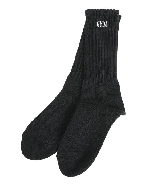 GYDA（ジェイダ）の「GYDA×靴下屋刺繍アメリブソックス（その他雑貨・レディース・オフホワイト/ブラック・F）」の4枚目の写真