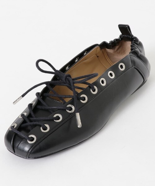 URBAN RESEARCH（アーバンリサーチ）の「GANNI　Eyelets Lace Up Ballerina（バレエシューズ・レディース・Black・36/37/38）」の9枚目の写真