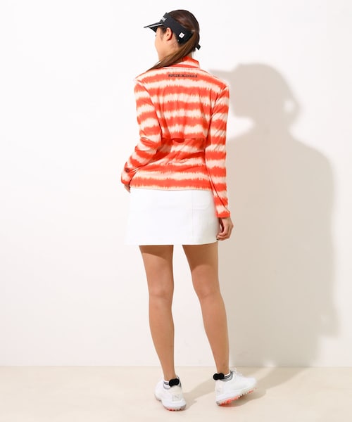 ROPE'(ロペ)の「【UV】【吸水速乾】タイダイボーダー長袖ボレロ(その他トップス・レディース・ブラック/ネイビー/オレンジ・F)」の8枚目の写真