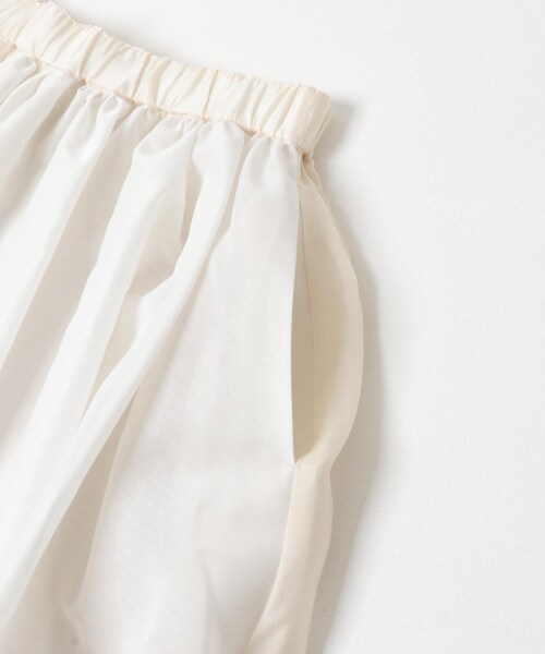 THE GOODLAND MARKET（ザグッドランドマーケット）の「77circa　2fabric 2way balloon SK（スカート・レディース・white/black・one）」の19枚目の写真