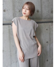 MURUA | シャイニープリーツトップス(シャツ/ブラウス)