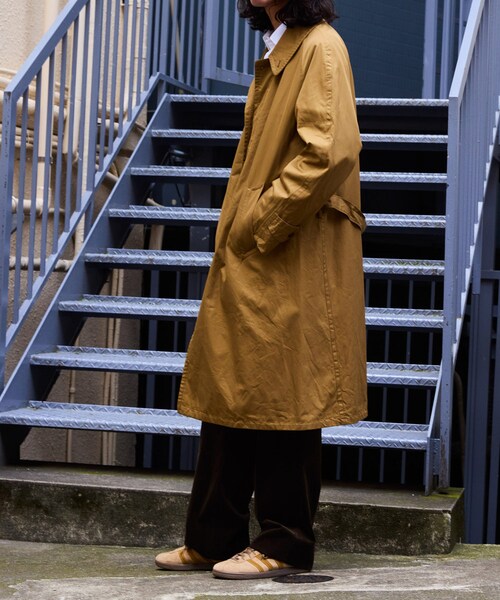 ADAM ET ROPE'（アダムエロペ）の「【AMC】Stefan（ステンカラーコート・メンズ・カーキ系・44/46/48）」の12枚目の写真