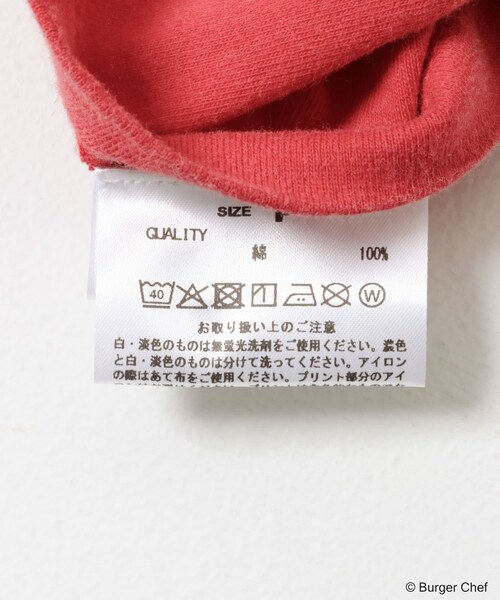 URBAN RESEARCH DOORS(アーバンリサーチドアーズ)の「GOOD ROCK SPEED BURGERCHEF TSHIRTS(Tシャツ/カットソー・レディース・RED・One)」の8枚目の写真