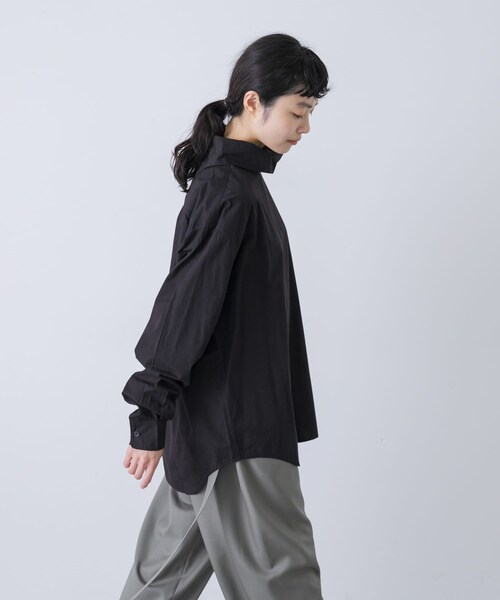 かぐれ（カグレ）の「SEEALL　FENCING SHIRTS（シャツ/ブラウス・レディース・WHITE/BLACK・46）」の8枚目の写真