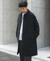 URBAN RESEARCH DOORS | ウールメルトンステンカラーコート(ステンカラーコート)